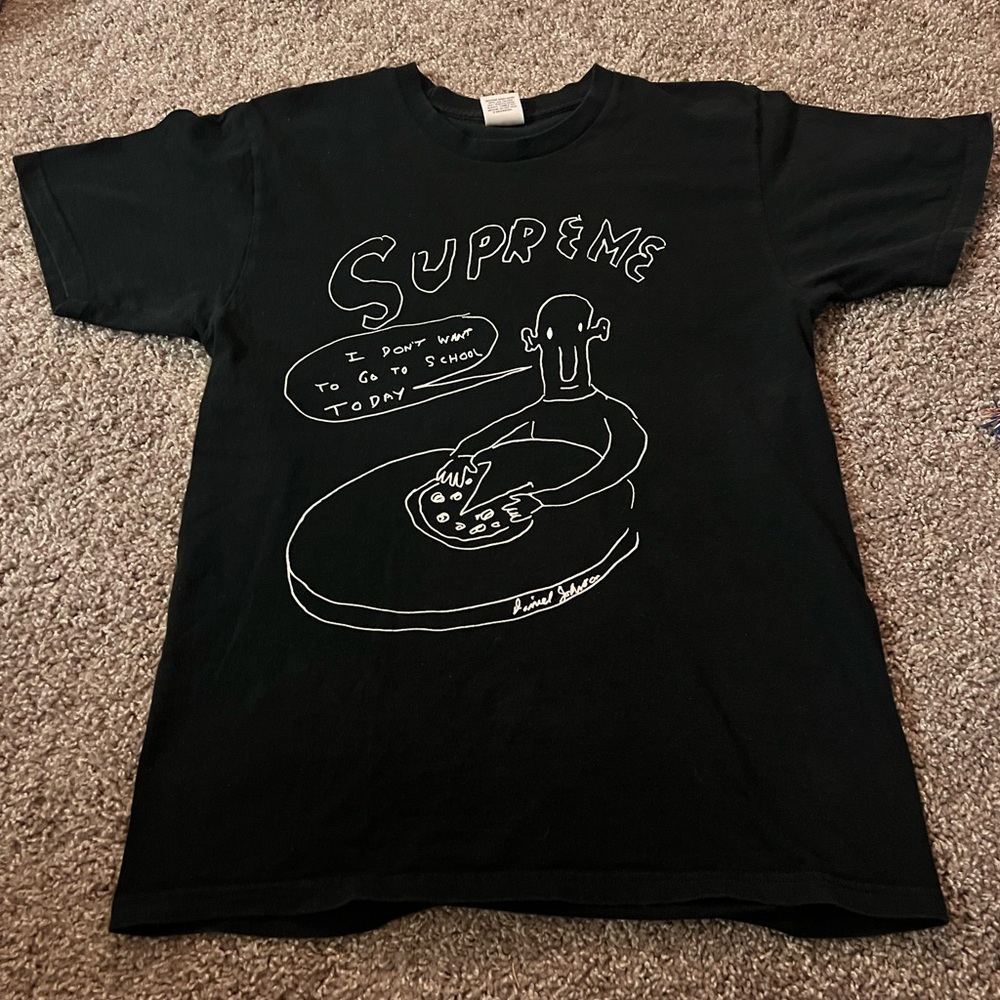 Supreme Black Cotton Tee